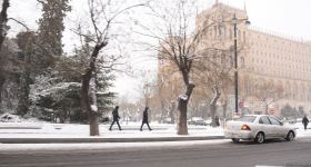Заснеженный Баку (Фоторепортаж)