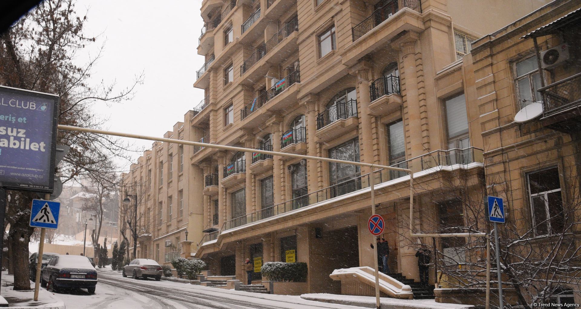 Заснеженный Баку (Фоторепортаж)