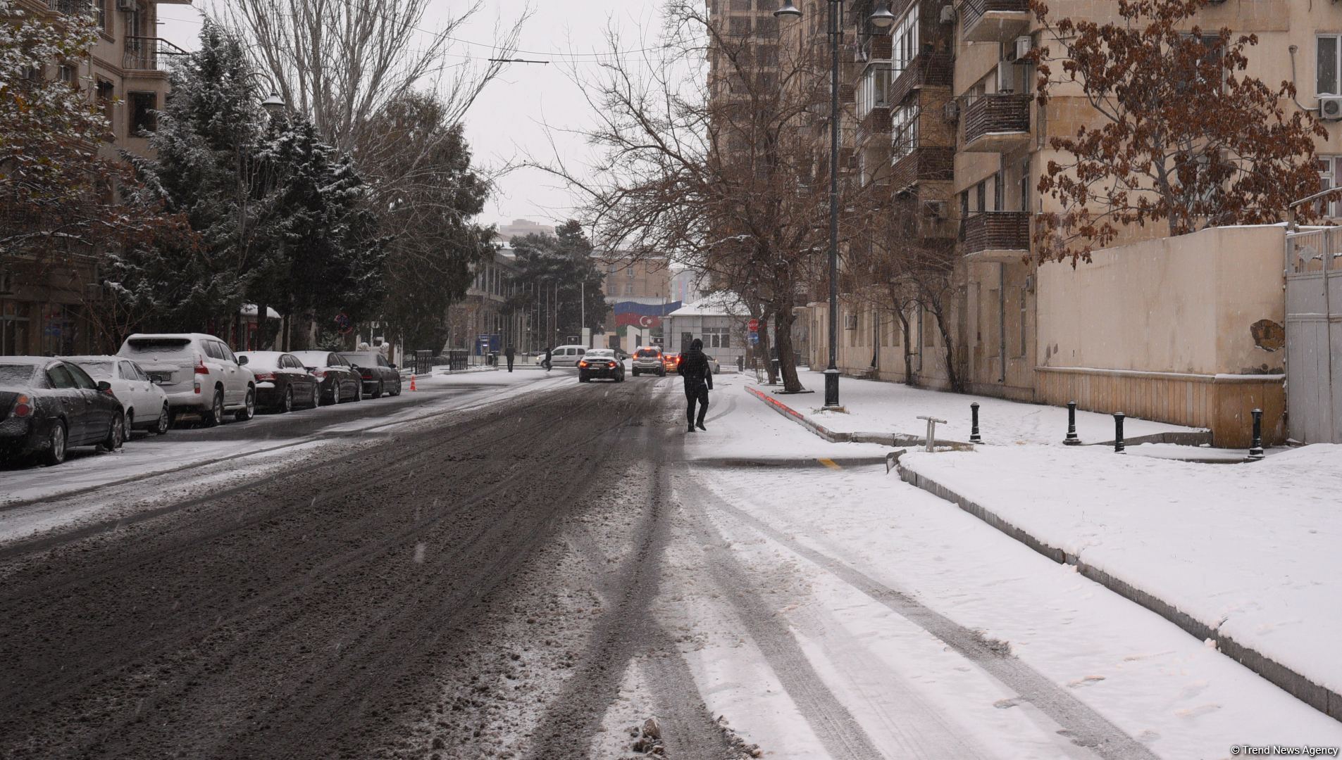 Заснеженный Баку (Фоторепортаж)