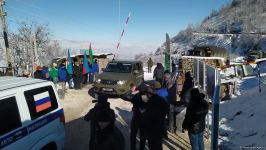 По Лачинской дороге беспрепятственно проехал автотранспорт РМК (ФОТО)