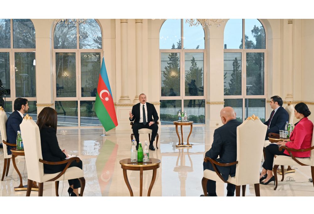 Президент Ильхам Алиев: Не хотят делимитацию - ну и не надо, значит, граница будет проходить там, где мы посчитаем нужным