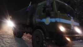 По Лачинской дороге беспрепятственно проехали еще три машины миротворцев (ФОТО)