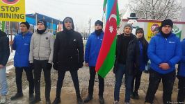 Мирная акция протеста на Лачинской дороге продолжается уже 32 дня (ФОТО)