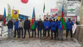 Мирная акция протеста на Лачинской дороге продолжается уже 32 дня (ФОТО)