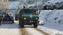 По Лачинской дороге беспрепятственно проехали еще пять автомашин обеспечения РМК (ФОТО/ВИДЕО)