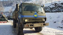 По Лачинской дороге беспрепятственно проехали еще пять автомашин обеспечения РМК (ФОТО/ВИДЕО)