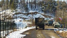 По Лачинской дороге беспрепятственно проехали 15 транспортных средств  РМК (ФОТО/ВИДЕО)