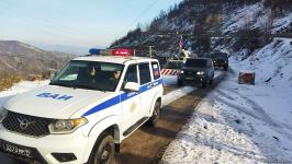 По Лачинской дороге беспрепятственно проехали 15 транспортных средств  РМК (ФОТО/ВИДЕО)