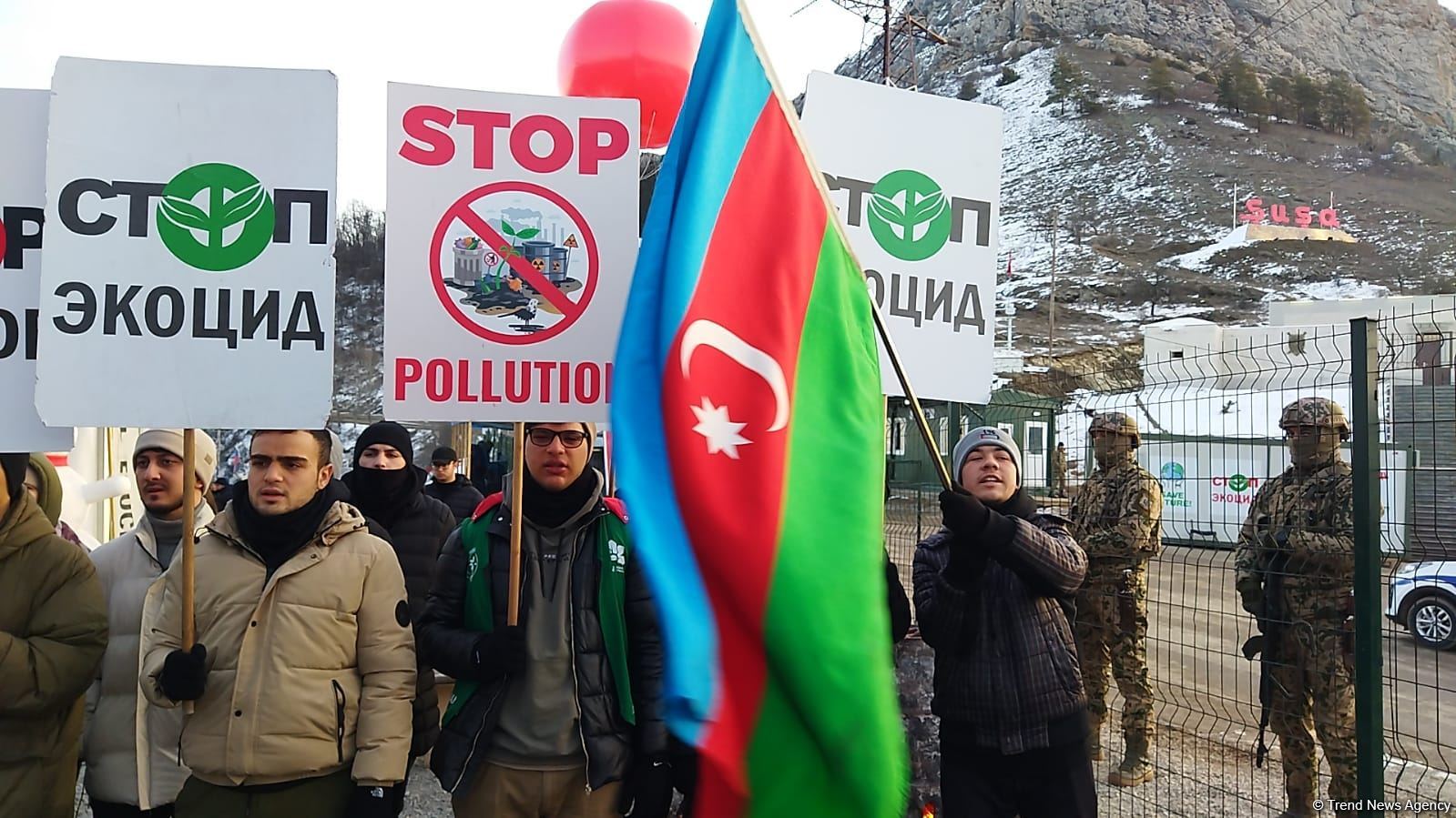 Мирная акция протеста на Лачинской дороге продолжается уже 36 дней (ФОТО/ВИДЕО)