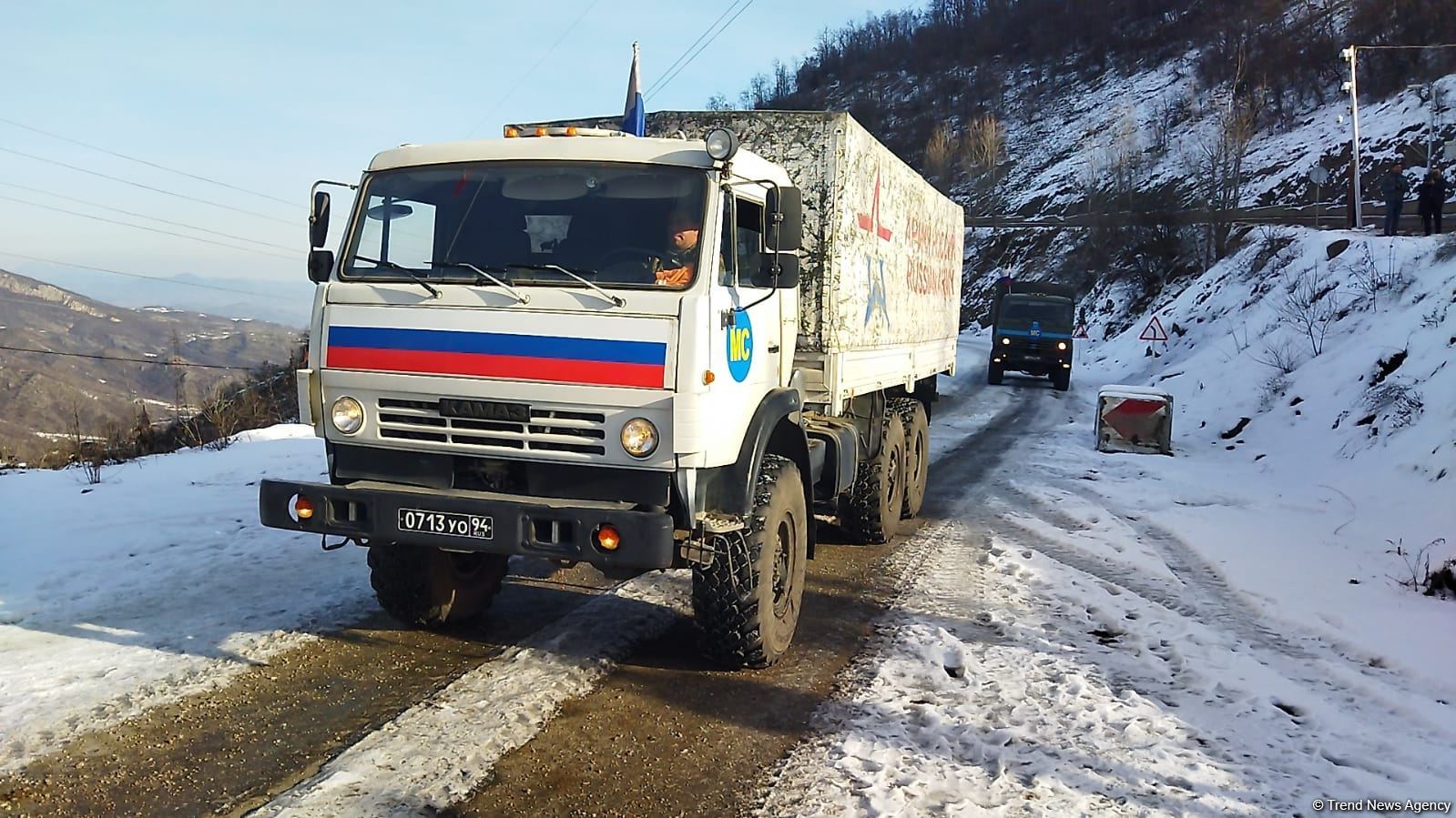 По Лачинской дороге беспрепятственно проехали 15 транспортных средств  РМК (ФОТО/ВИДЕО)