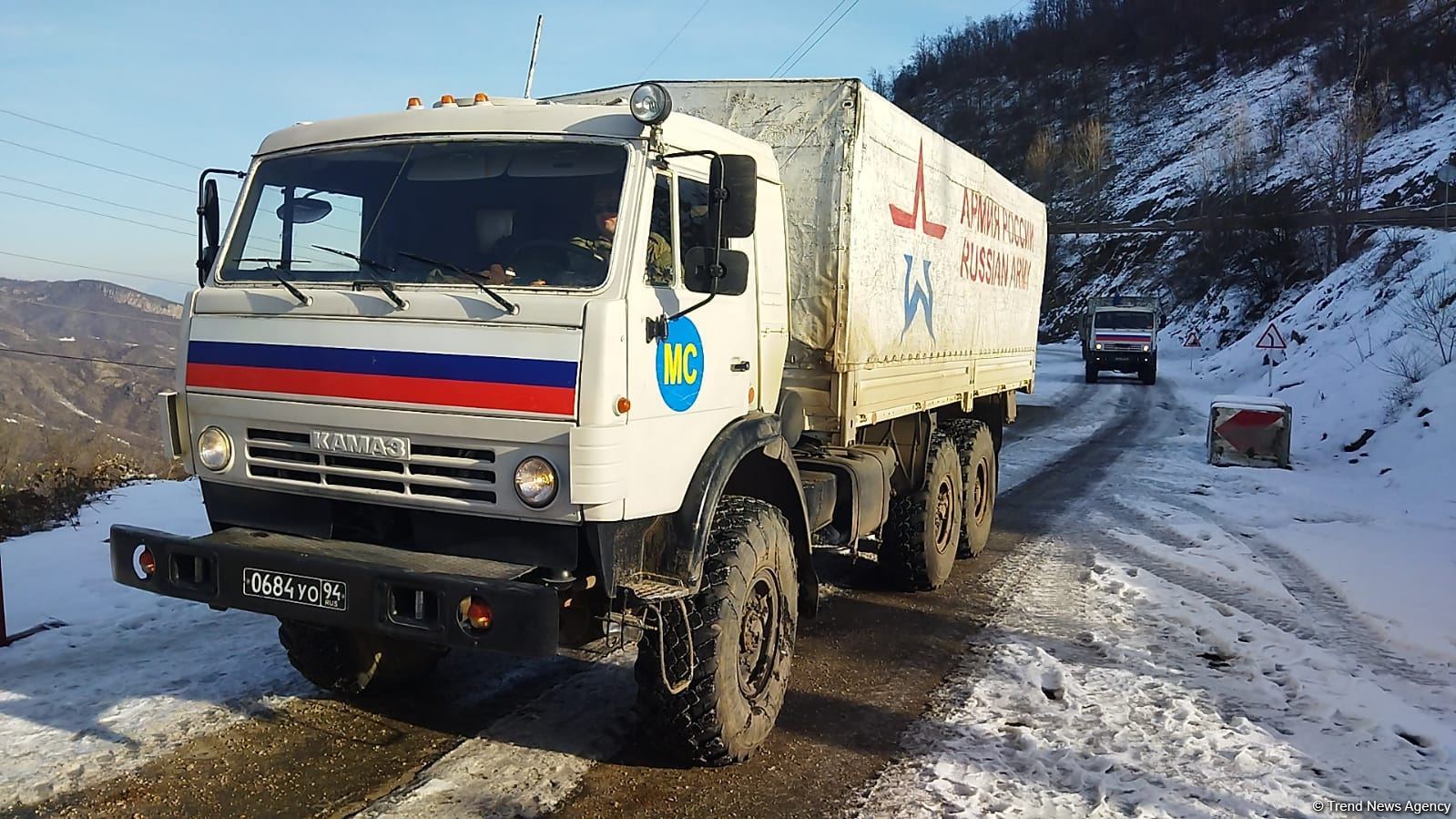 По Лачинской дороге беспрепятственно проехали 15 транспортных средств  РМК (ФОТО/ВИДЕО)