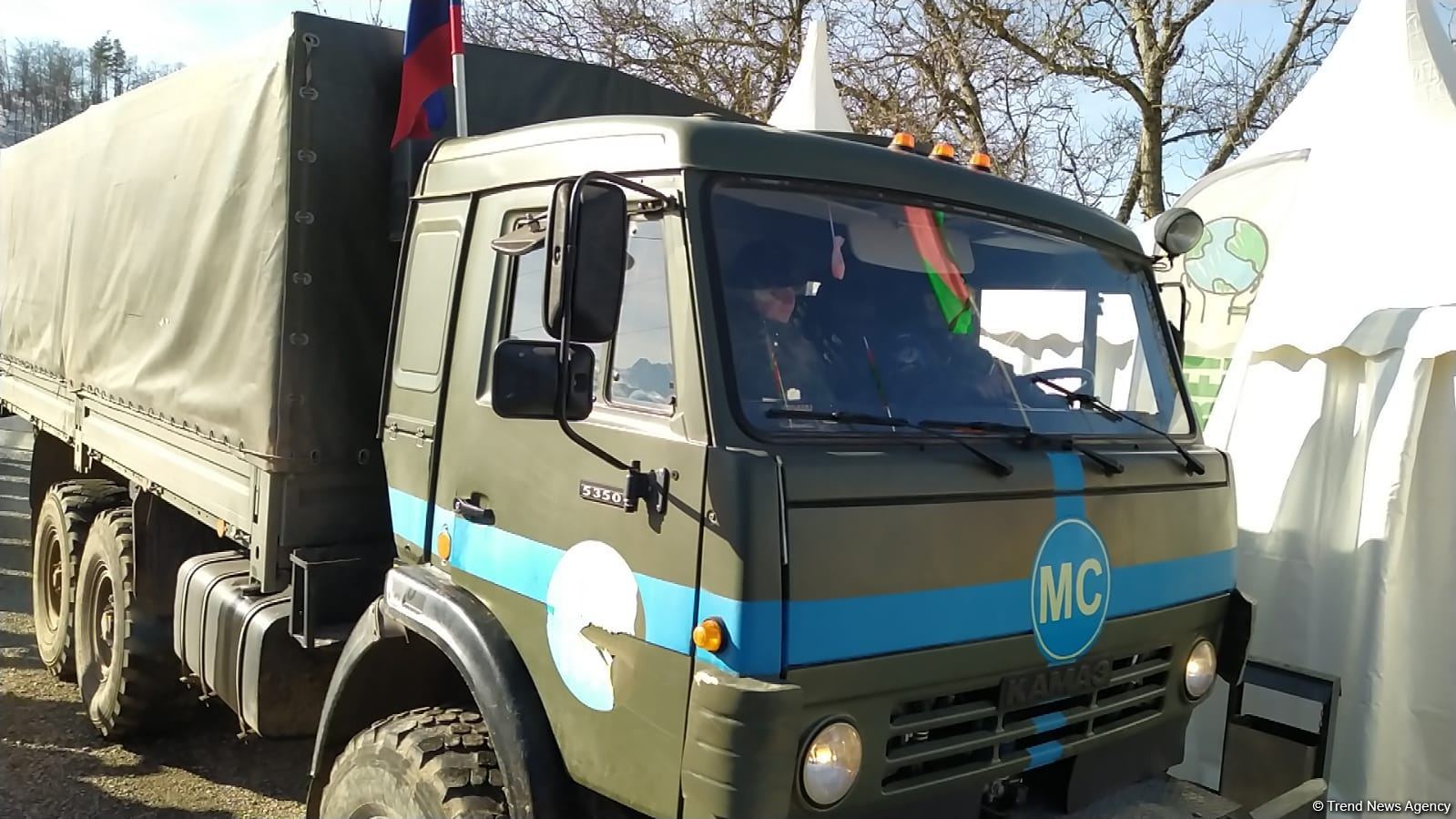 По Лачинской дороге беспрепятственно проехали еще две машины РМК (ФОТО/ВИДЕО)