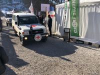 Four ICRC vehicles move freely along Azerbaijan's Lachin-Khankendi road (PHOTO)