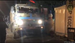 По Лачинской дороге беспрепятственно проехали еще две машины миротворцев (ФОТО/ВИДЕО)