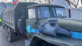 По Лачинской дороге беспрепятственно проехали еще 17 автомобилей миротворцев (ФОТО)