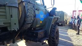По Лачинской дороге беспрепятственно проехала колонна автомашин РМК (ФОТО)