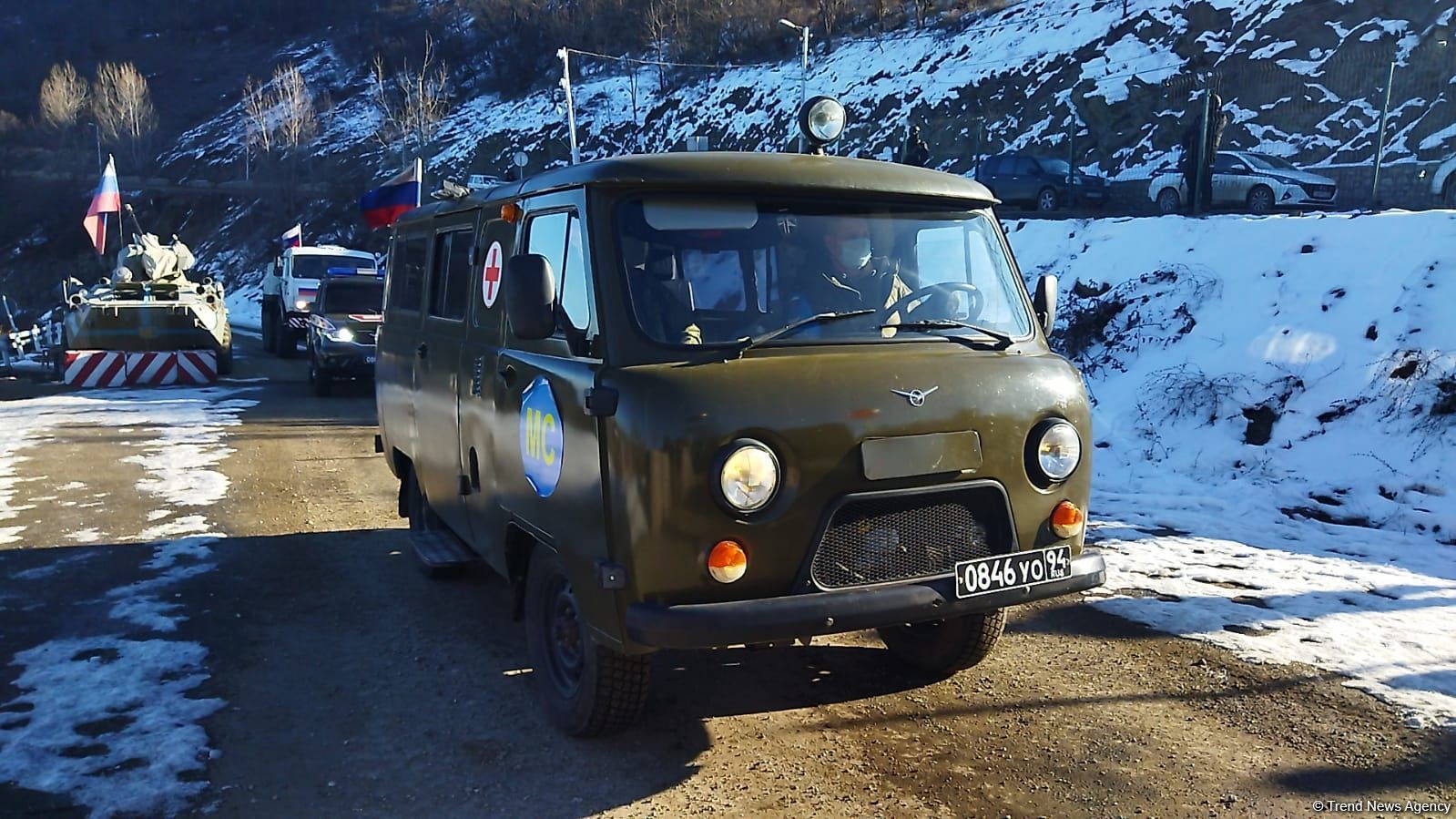 Сегодня по Лачинской дороге беспрепятственно проехали 64 автомобиля (ФОТО)