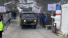 По Лачинской дороге беспрепятственно проехали еще четырнадцать автомобилей миротворцев (ФОТО/ВИДЕО)