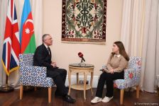 Великобритания готова поддержать Азербайджан в экспорте "зеленой" энергии в Европу - посол (Интервью) (ФОТО)