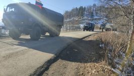 По Лачинской дороге беспрепятственно проехала еще одна колонна РМК (ФОТО)