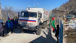 По Лачинской дороге беспрепятственно проехали еще 8 транспортных средств снабжения РМК (ФОТО)