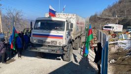 По Лачинской дороге беспрепятственно проехали еще 8 транспортных средств снабжения РМК (ФОТО)