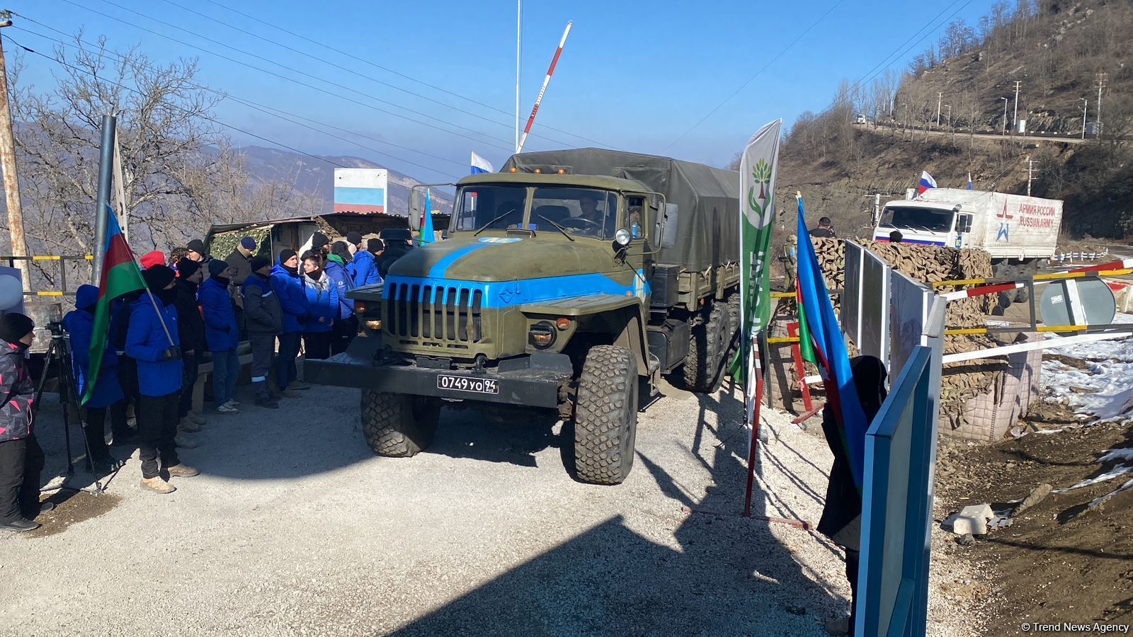 По Лачинской дороге беспрепятственно проехали еще 8 транспортных средств снабжения РМК (ФОТО)
