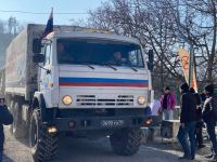По Лачинской дороге беспрепятственно проехали еще девять автомобилей снабжения РМК (ФОТО)