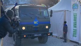 По Лачинской дороге проехали еще 9 автомобилей миротворцев (ФОТО)