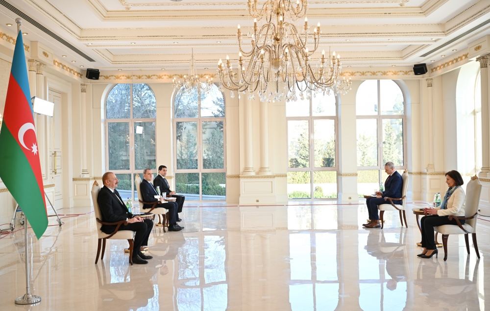 Президент Ильхам Алиев: Необоснованные претензии Армении о якобы закрытии дороги Лачин-Ханкенди являются абсолютно лживыми и абсурдными