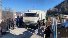 По Лачинской дороге проехала еще одна колонна автомобилей миротворцев (ФОТО)