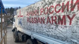По Лачинской дороге проехали четыре автомашины снабжения РМК (ФОТО)