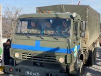 По Лачинской дороге проехал еще 1 автомобиль миротворцев (ФОТО)