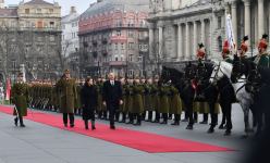 В Будапеште состоялась церемония официальной встречи Президента Ильхама Алиева (ФОТО/ВИДЕО)