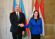 Состоялась встреча один на один Президента Азербайджана Ильхама Алиева с Президентом Венгрии Каталин Новак (ФОТО/ВИДЕО)