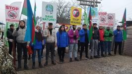 Акция азербайджанских экоактивистов на Лачинской дороге продолжается (ФОТО)