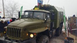 По Лачинской дороге в обоих направлениях проехали автоколонны РМК (ФОТО)