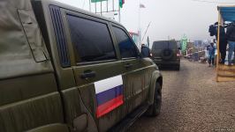 По Лачинской дороге в обоих направлениях проехали автоколонны РМК (ФОТО)