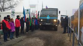 По Лачинской дороге проехали еще 4 автомобиля миротворцев (ФОТО)