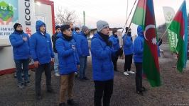 Акция азербайджанских экоактивистов на Лачинской дороге продолжается (ФОТО)