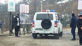 По Лачинской дороге проехали 5 автомобилей РМК (ФОТО)