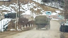 По Лачинской дороге проехали 5 автомобилей РМК (ФОТО)