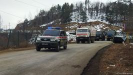 По Лачинской дороге проехала автоколонна из 19 машин РМК (ФОТО)