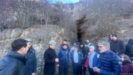 Международная делегация посетила Азыхскую пещеру (ФОТО)