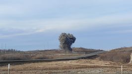 Международные путешественники понаблюдали за процессом обезвреживания мины в Физули (ФОТО/ВИДЕО)