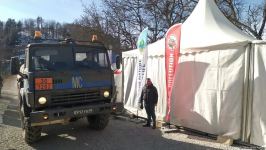 По Лачинской дороге беспрепятственно проехали еще 14 машин миротворцев (ФОТО)