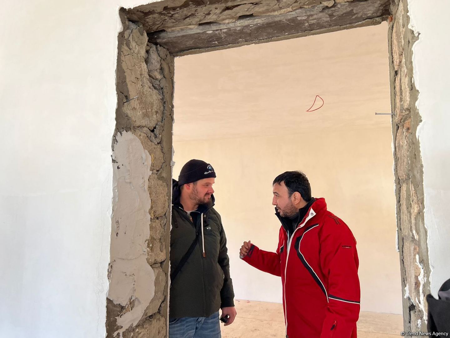 Путешественники ознакомились с макетами новых домов в городе Лачин (ФОТО)