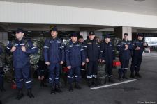 По поручению Президента Азербайджана в Турцию отправились силы быстрого реагирования МЧС (ФОТО)