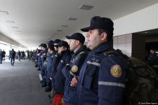 По поручению Президента Азербайджана в Турцию отправились силы быстрого реагирования МЧС (ФОТО)