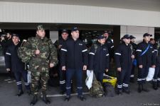 По поручению Президента Азербайджана в Турцию отправились силы быстрого реагирования МЧС (ФОТО)
